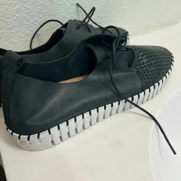 Midas black leather sneakers, hardly worn size 39 (8) - Picture 8 of 10